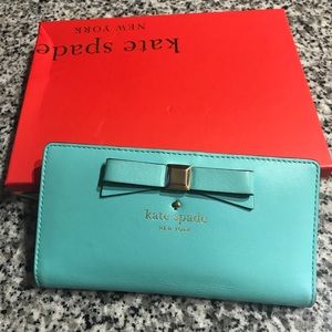Turquoise Kate Spade Wallet